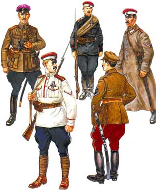 Гражданская война в России 1917-1922. Белые армии