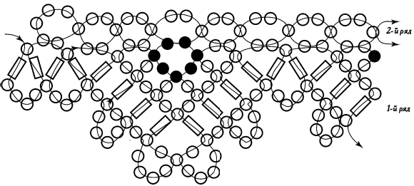 бисероплетение бусы и колье схемы