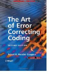 The art of error correcting coding (2ed)