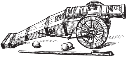 Пушка военная рисунок