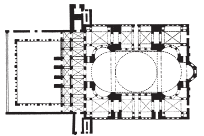 План византийского храма