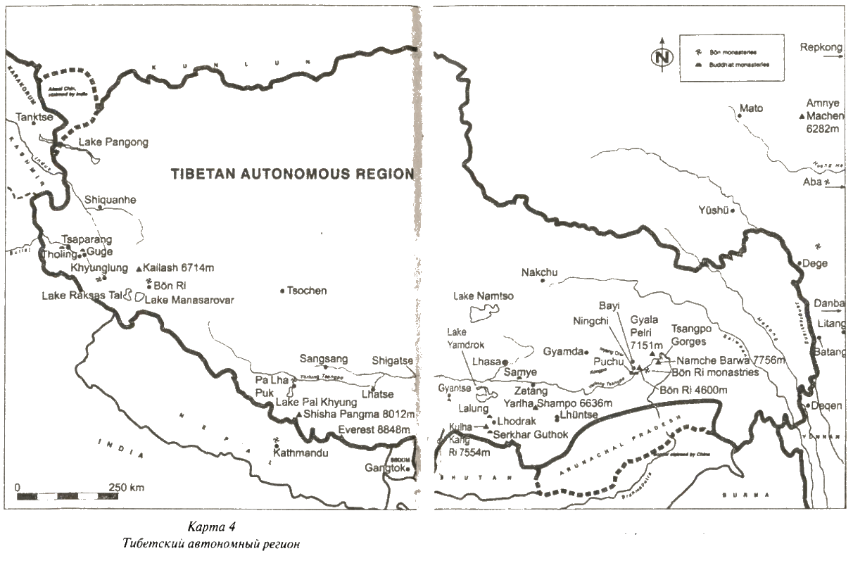 Пустыни азии карта