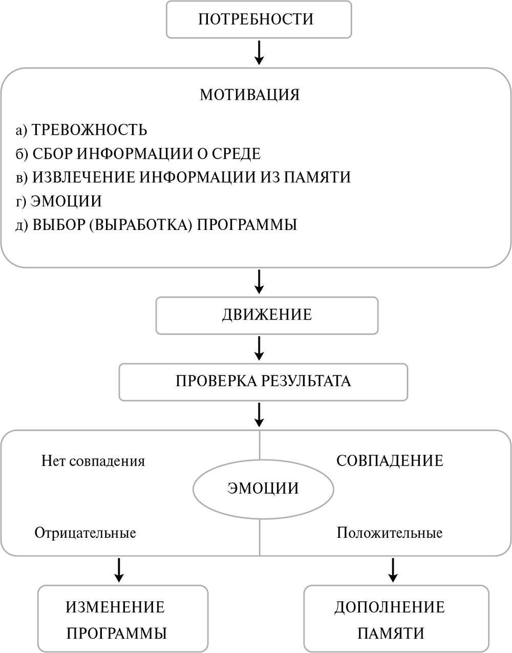 Схемы поведения человека