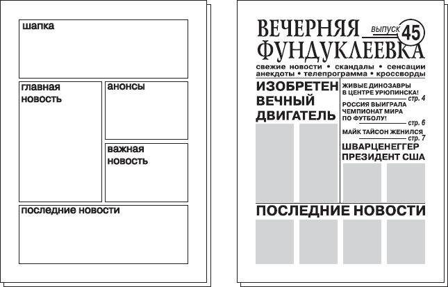 Сетка газеты для наложения в фотошопе