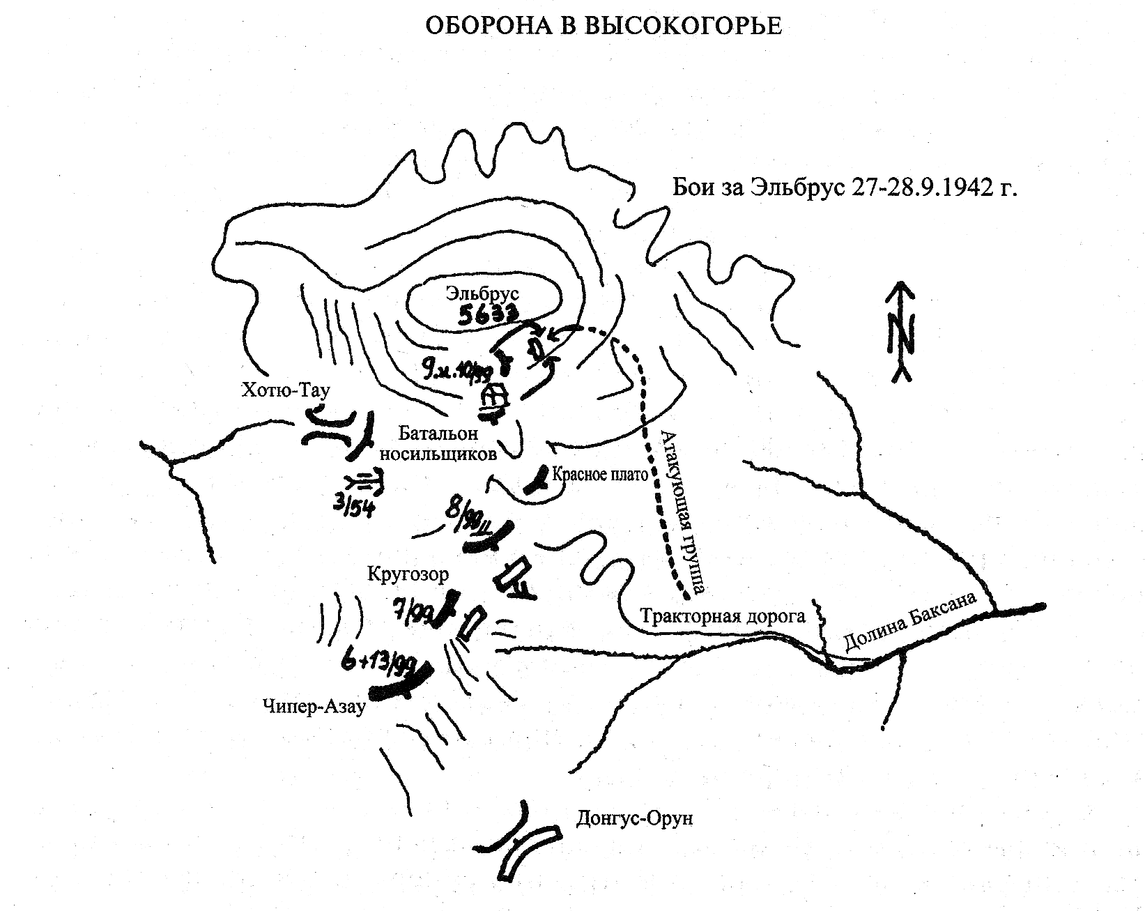 Битва за кавказ 1942 1943 карта