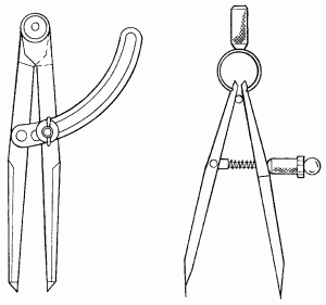 Как нарисовать циркуль